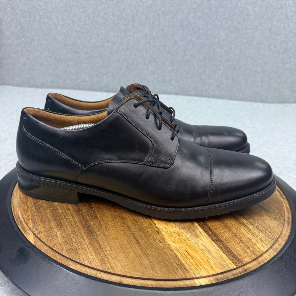 Cole Haan Grand 360 Mens Black Leather Cap Toe Oxford Shoes C40254 Size 15 M